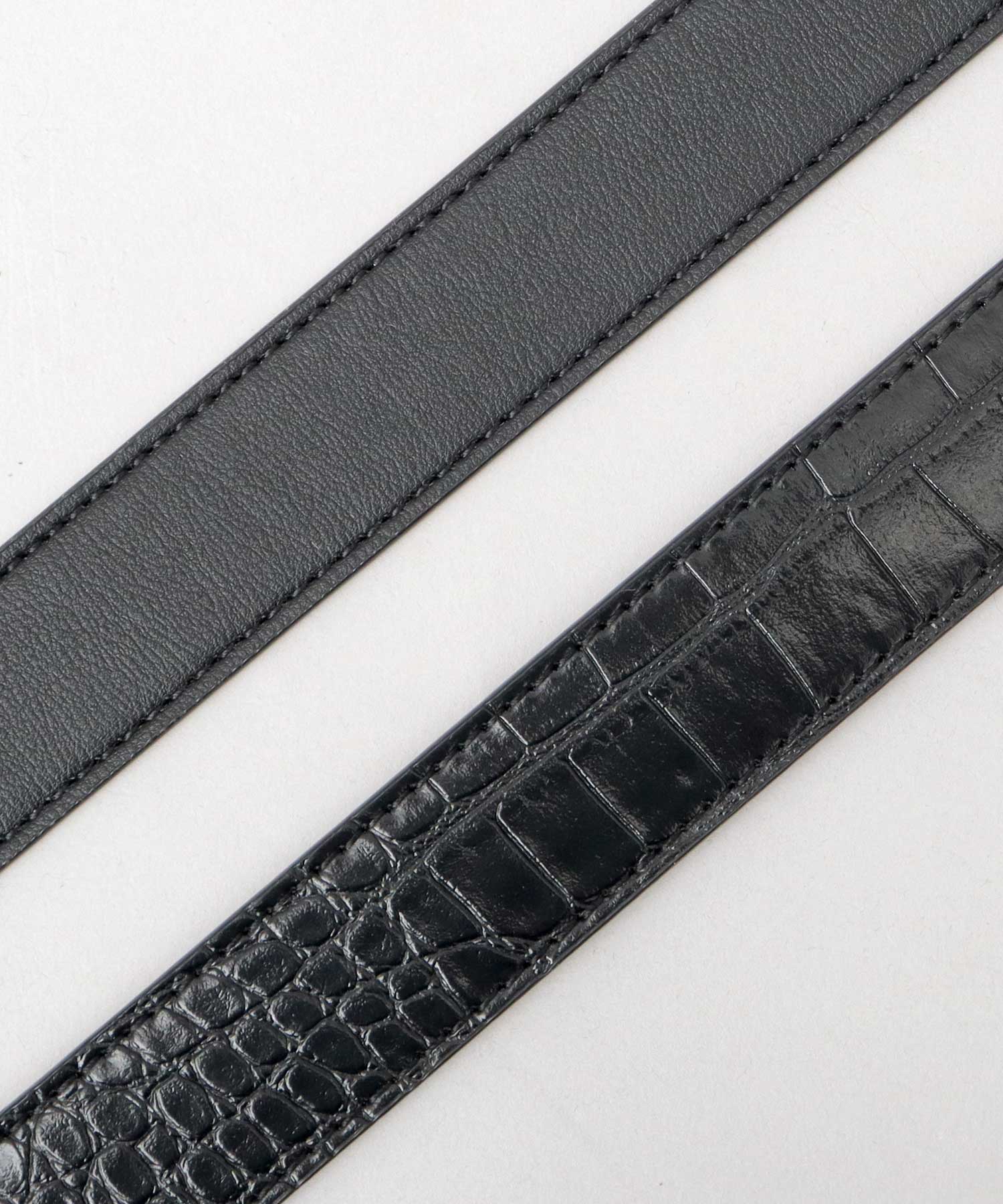 グラベラ glabella ベルト メンズ 細ベルト おしゃれ 合皮 フェイクレザー バックル シンプル 黒 バックルベルト