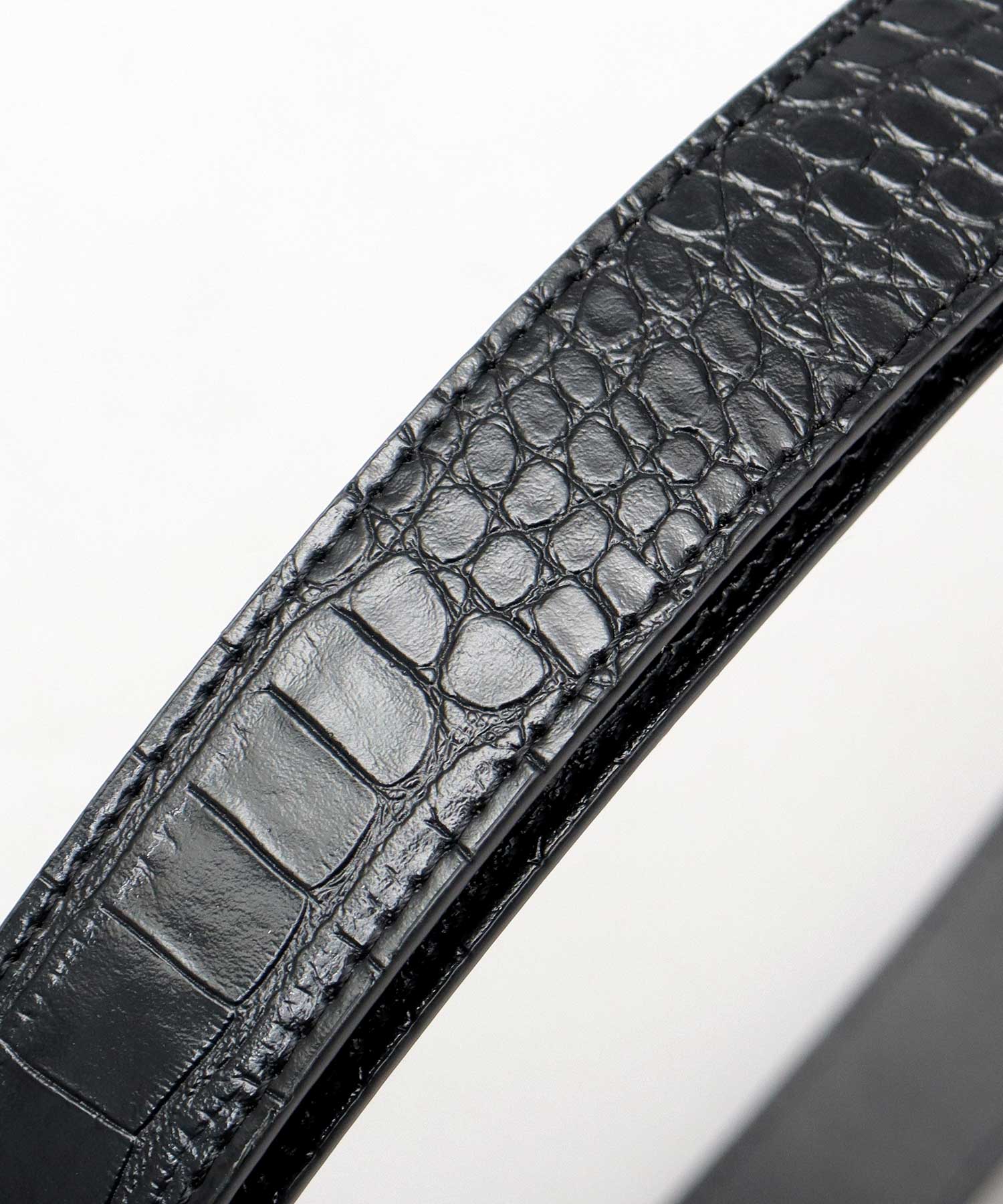 グラベラ glabella ベルト メンズ 細ベルト おしゃれ 合皮 フェイクレザー バックル シンプル 黒 バックルベルト