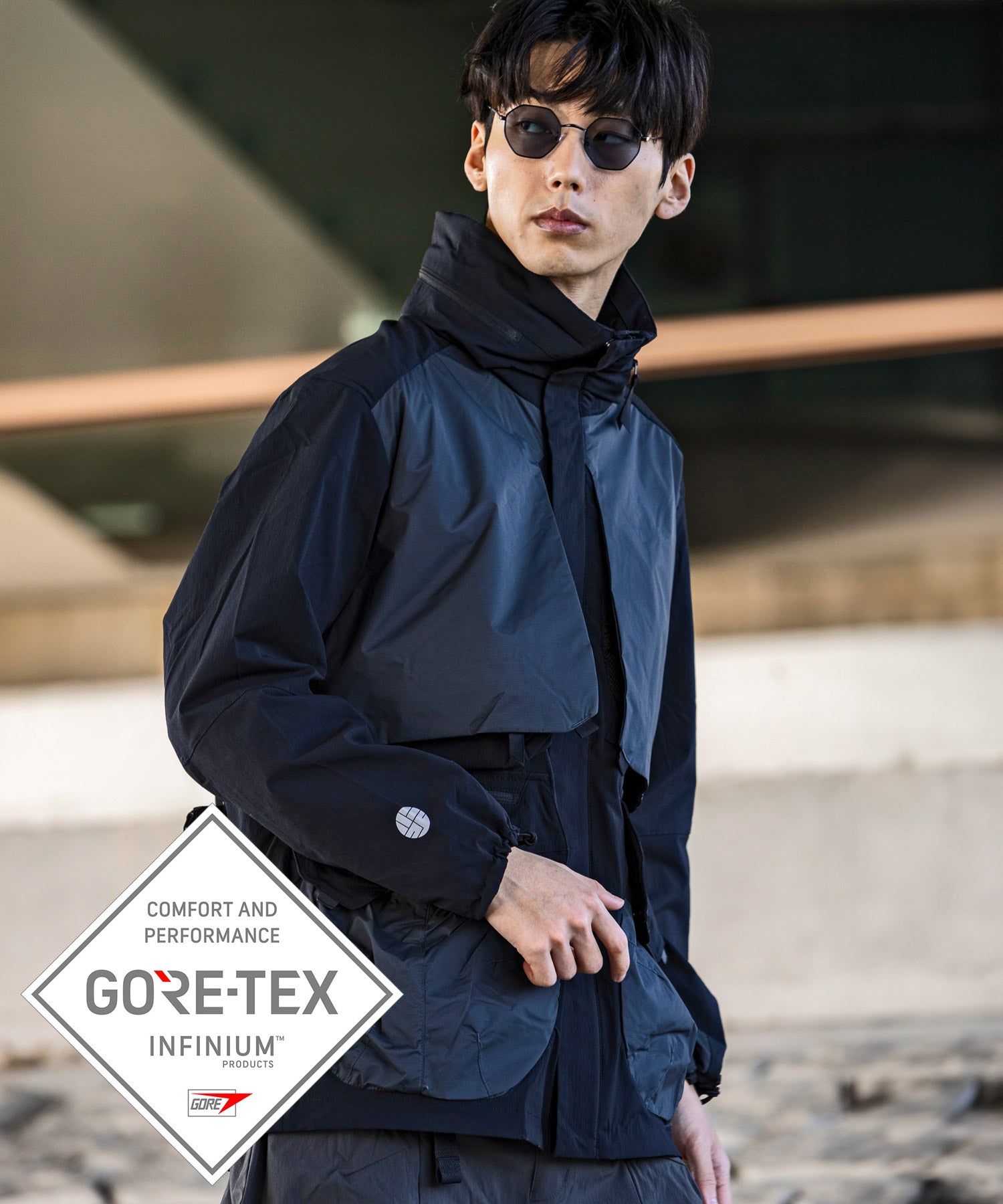 Alc Phoenix alk phenix Convoy jacket / Karu-Stretch Taffeta II x GORETEX SUPER LIG 【Featured in GoodsPress magazine】
