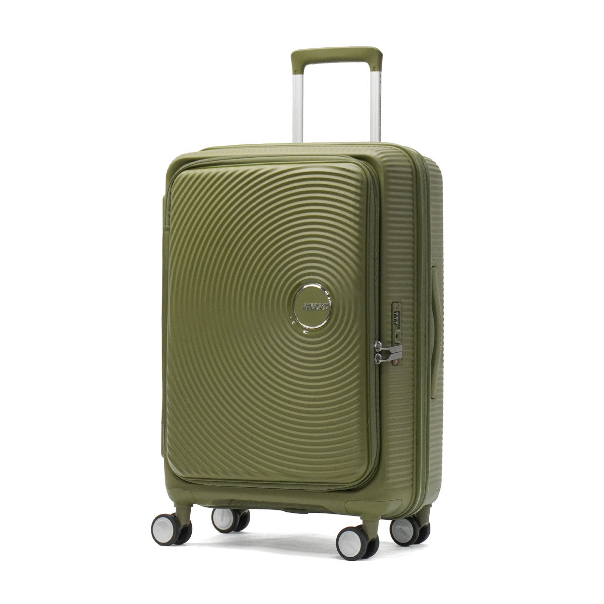アメリカンツーリスター AMERICAN TOURISTER 正規品3年保証 スーツケース Mサイズ キュリオ キャリーケース 7泊 8泊 9泊 長期 75L 91L 拡張 ブックオープン スピナー68 EXP ブックオープニング （KHAKI） KHAKI