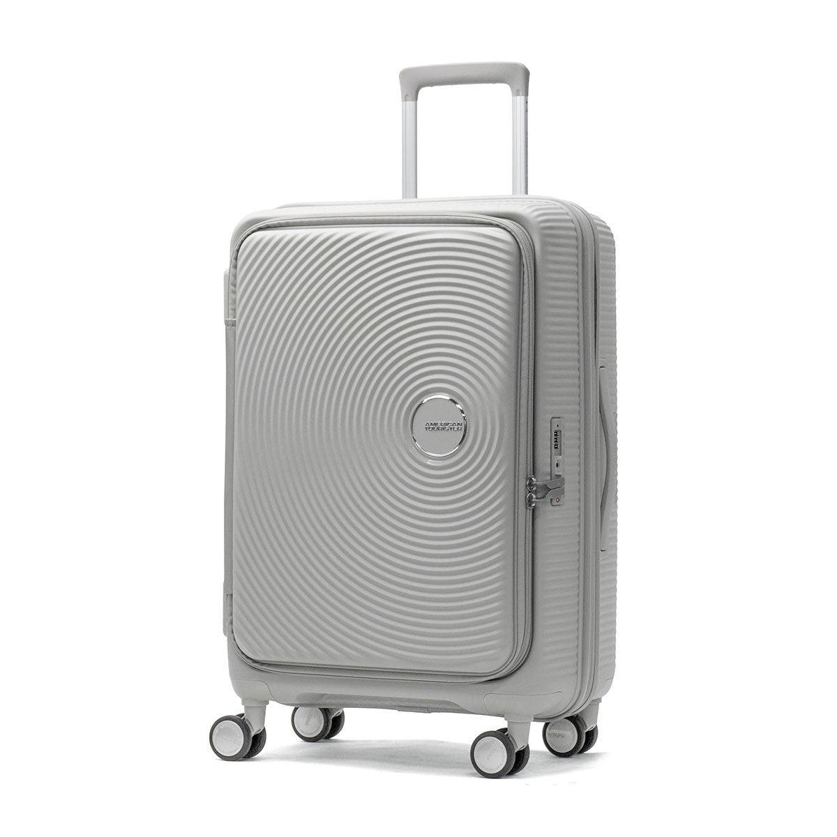アメリカンツーリスター AMERICAN TOURISTER 正規品3年保証 スーツケース Mサイズ キュリオ キャリーケース 7泊 8泊 9泊 長期 75L 91L 拡張 ブックオープン スピナー68 EXP ブックオープニング （COOLGREY） COOLGREY