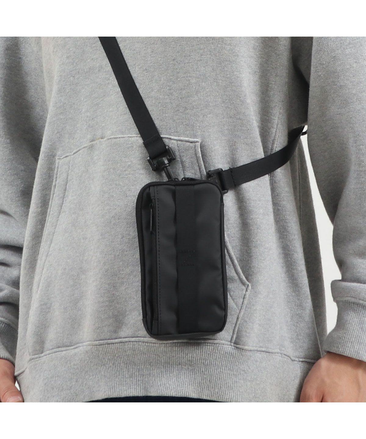 シー CIE シー ショルダーバッグ 小さめ CIE GRID3 MOBILE SHOULDER BAG ショルダーポーチ スマホショルダー 20代 日本製 032060 （ブラック） ブラック