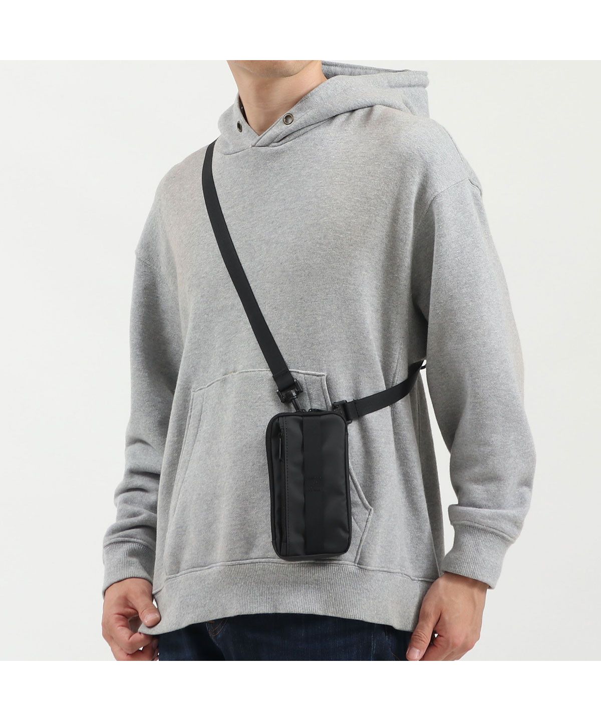 シー CIE シー ショルダーバッグ 小さめ CIE GRID3 MOBILE SHOULDER BAG ショルダーポーチ スマホショルダー 20代 日本製 032060 （ブラック） ブラック