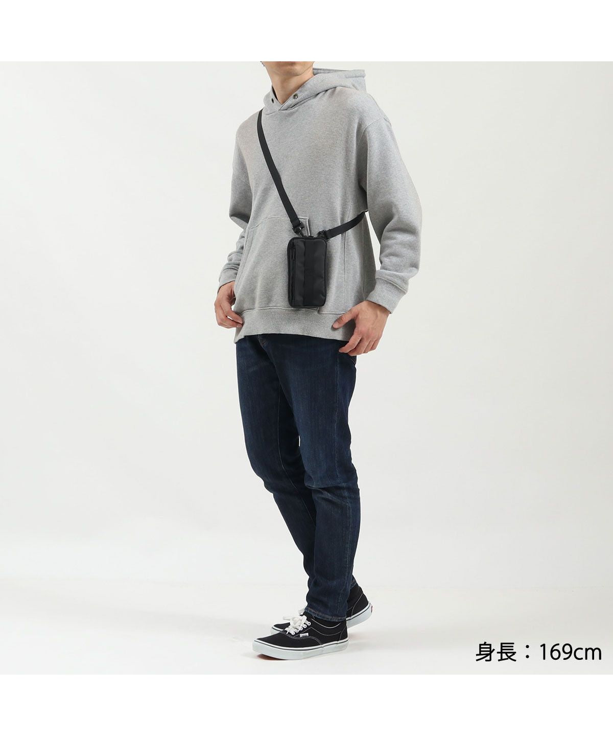 シー CIE シー ショルダーバッグ 小さめ CIE GRID3 MOBILE SHOULDER BAG ショルダーポーチ スマホショルダー 20代 日本製 032060 （ブラック） ブラック