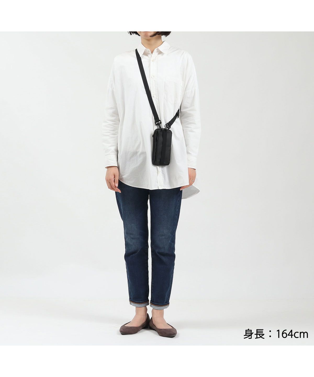 シー CIE シー ショルダーバッグ 小さめ CIE GRID3 MOBILE SHOULDER BAG ショルダーポーチ スマホショルダー 20代 日本製 032060 （ブラック） ブラック