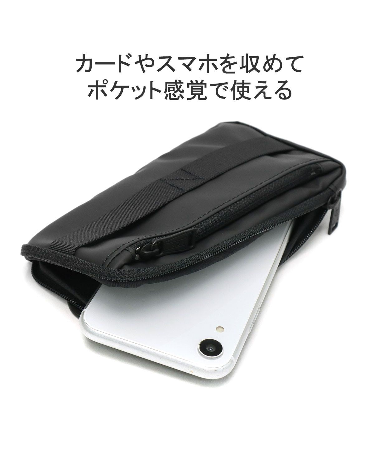 シー CIE シー ショルダーバッグ 小さめ CIE GRID3 MOBILE SHOULDER BAG ショルダーポーチ スマホショルダー 20代 日本製 032060 （ブラック） ブラック