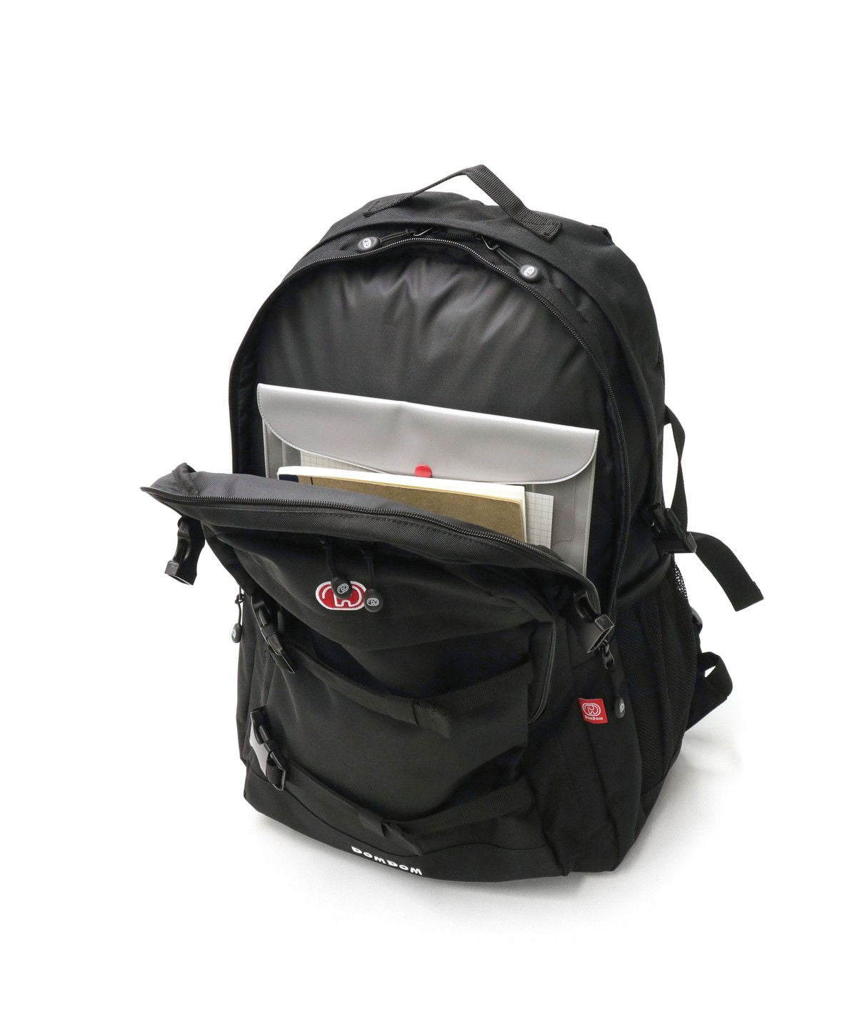 ドムドムハンバーガー DOMDOM ドムドム リュック DOMDOM ドムドムハンバーガー バックパック 通学リュック B4 A4 30L 大きめ 撥水 2層 どむぞうくん DM002 （ホワイト） ホワイト
