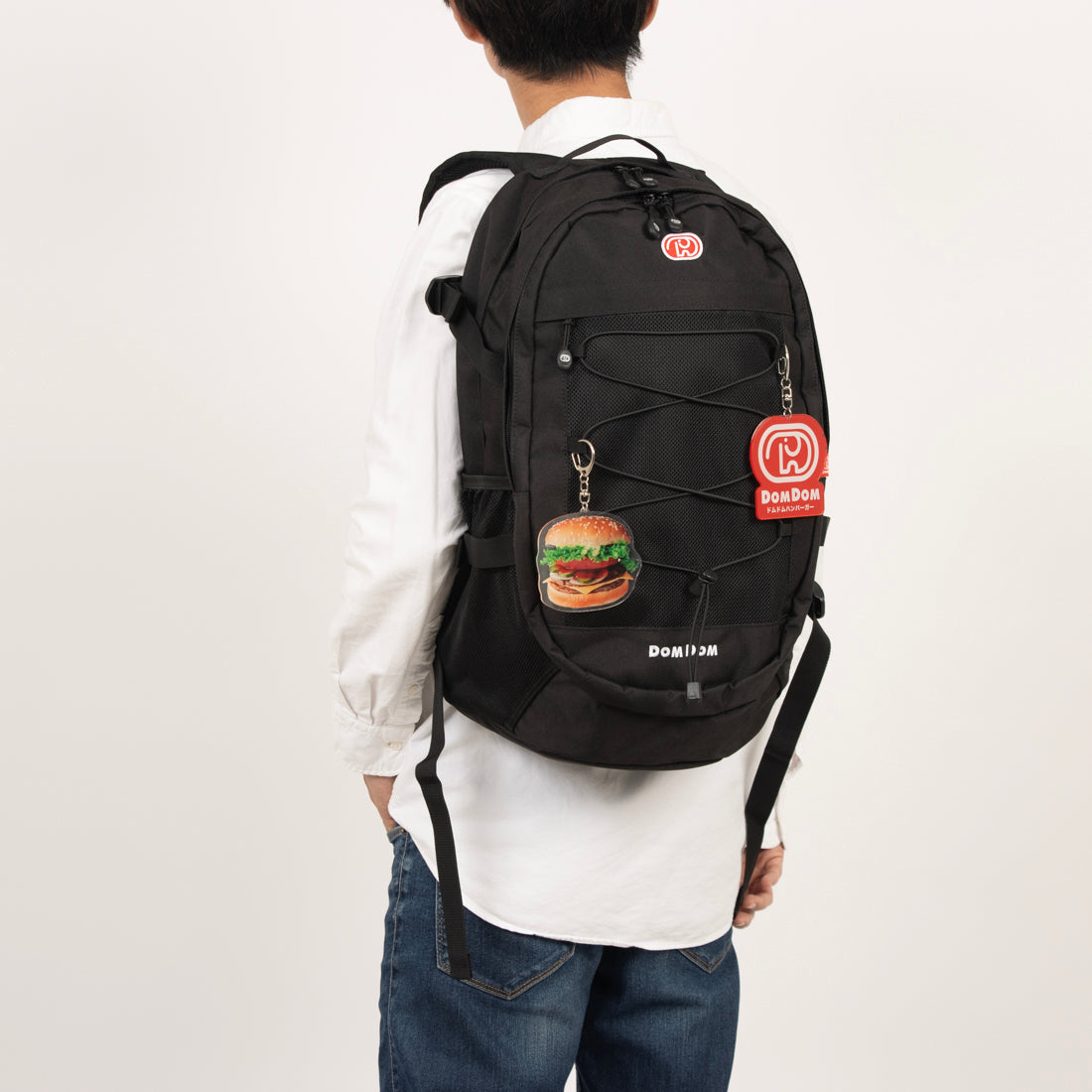 ドムドムハンバーガー DOMDOM バンジーコードリュック 30L （05.ホワイト） 05.ホワイト