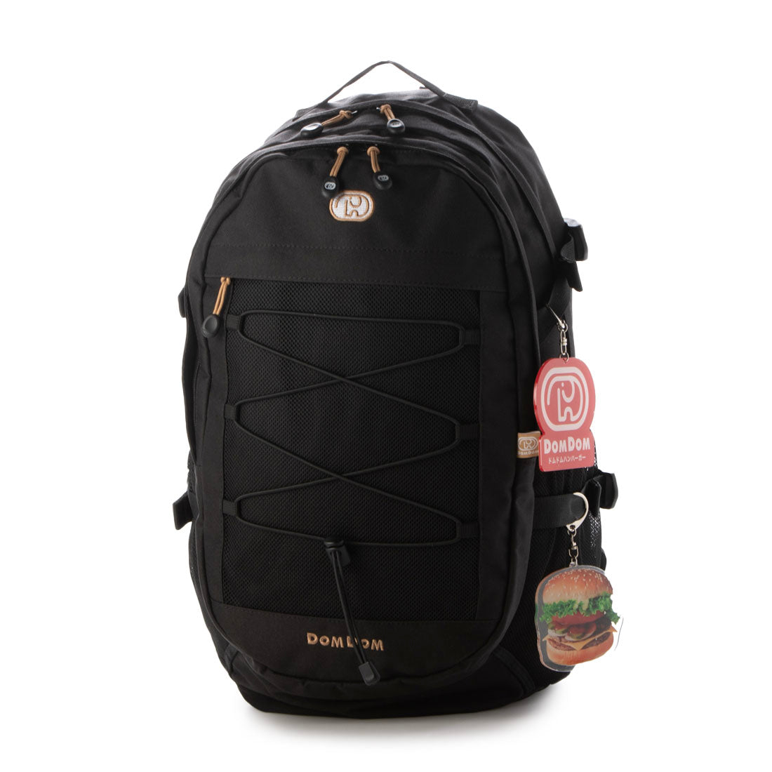 ドムドムハンバーガー DOMDOM バンジーコードリュック 30L （25.ベージュ） 25.ベージュ