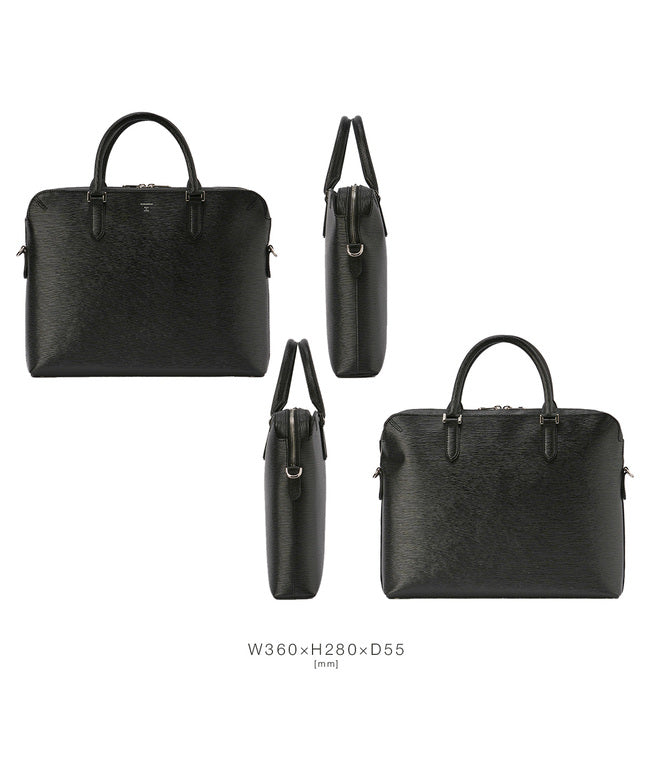 HERGOPOCH Business Bag Briefcase for Men leather Genuine Leather Commuting Made in Japan A4 No.06 Waxing Leather 2WAY HERGOPOCH 06A-BF