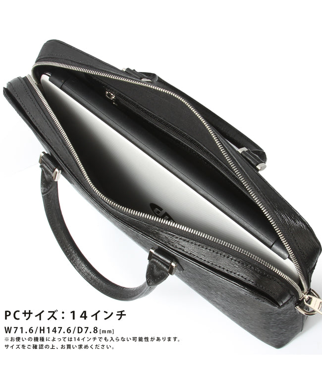 HERGOPOCH Business Bag Briefcase for Men leather Genuine Leather Commuting Made in Japan A4 No.06 Waxing Leather 2WAY HERGOPOCH 06A-BF