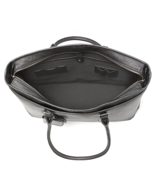 エルゴポック HERGOPOCH エルゴポック ビジネストートバッグ メンズ ブランド レザー 本革 大容量 日本製 肩掛け 大きめ ファスナー付き B4 HERGOPOCH HMーTT （ダークブラウン） ダークブラウン