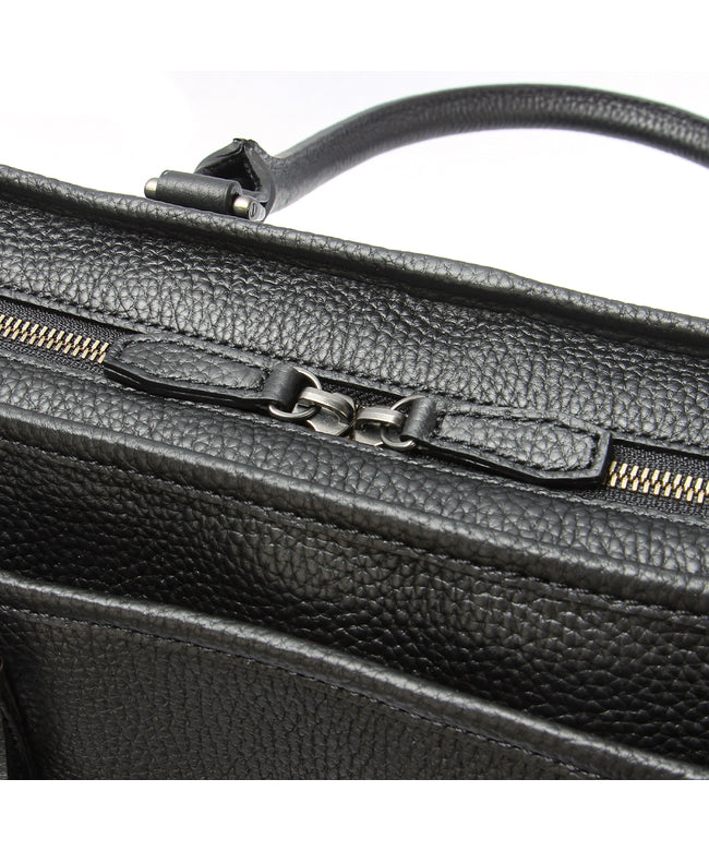 エルゴポック HERGOPOCH エルゴポック ビジネストートバッグ メンズ ブランド レザー 本革 大容量 日本製 肩掛け 大きめ ファスナー付き B4 HERGOPOCH HMーTT （ダークブラウン） ダークブラウン