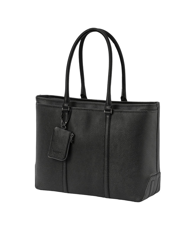 エルゴポック HERGOPOCH エルゴポック ビジネストートバッグ メンズ ブランド レザー 本革 大容量 日本製 肩掛け 大きめ ファスナー付き B4 HERGOPOCH HMーTT （ブラック） ブラック