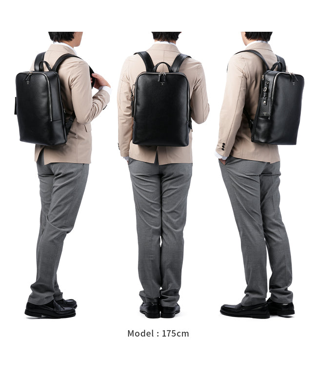 エルゴポック HERGOPOCH 新商品/エルゴポック/商務背包B4/拉鍊口袋/行李箱用環/皮革名牌【er-bp2】