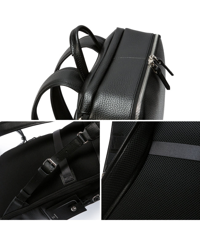 エルゴポック HERGOPOCH 新商品/エルゴポック/商務背包B4/拉鍊口袋/行李箱用環/皮革名牌【er-bp2】