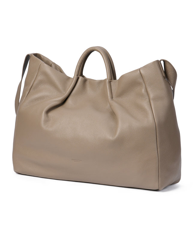 エルゴポック HERGOPOCH 新商品/エルゴポック/TC/Soft Shrink Leather/2WAYトートバッグ/ファスナーポケット/2WAY/バックル式ショルダーストラップ【tc-t （トープ） トープ