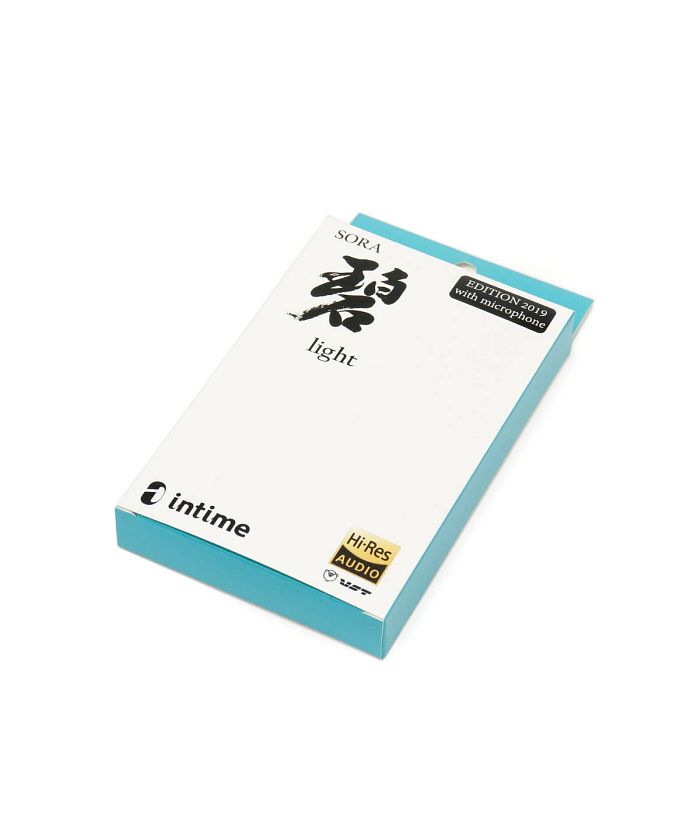 アンティーム intime イヤホン ハイレゾ アンティーム intime 碧 SORA Light with Microphone イヤフォン マイク付き 有線 O2aid （その他） その他