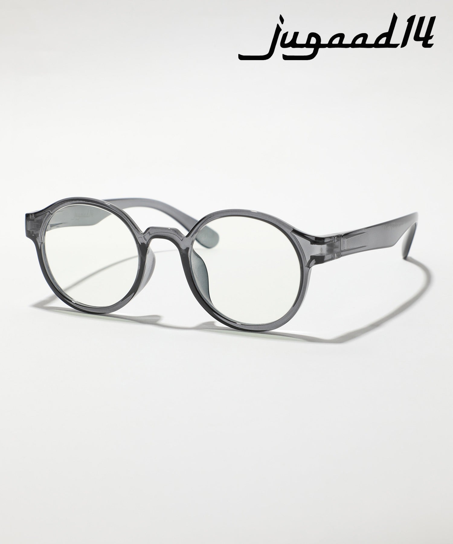 Jugaad Fourteen jugaad14 ◎ Lightweight ◎【jugaad14 / Jugaad Fourteen】RIPPLE CLEAR Blue Light Cut Glasses for PC Easy to Wear