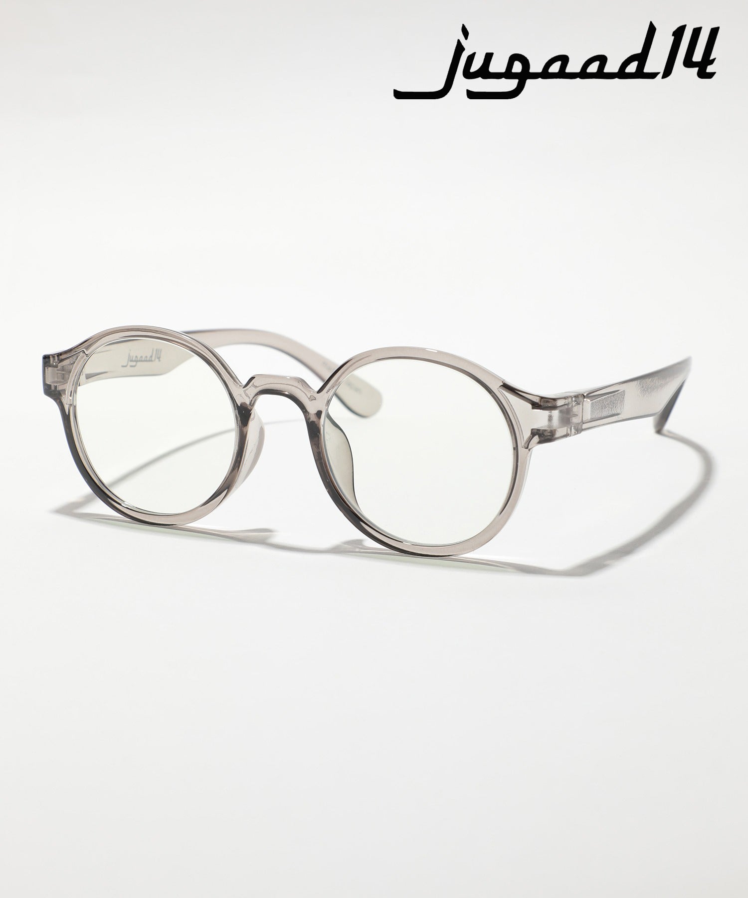 Jugaad Fourteen jugaad14 ◎ Lightweight ◎【jugaad14 / Jugaad Fourteen】RIPPLE CLEAR Blue Light Cut Glasses for PC Easy to Wear