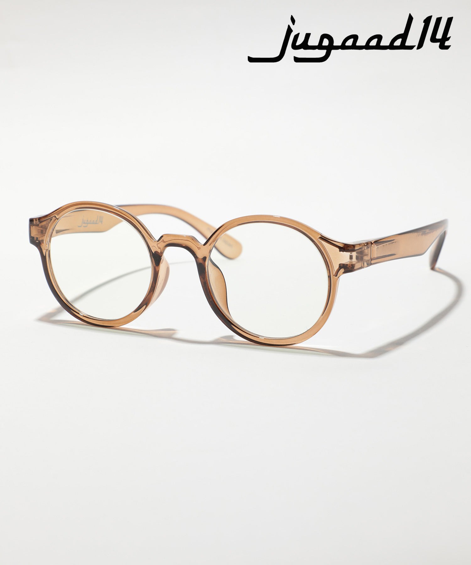 Jugaad Fourteen jugaad14 ◎ Lightweight ◎【jugaad14 / Jugaad Fourteen】RIPPLE CLEAR Blue Light Cut Glasses for PC Easy to Wear