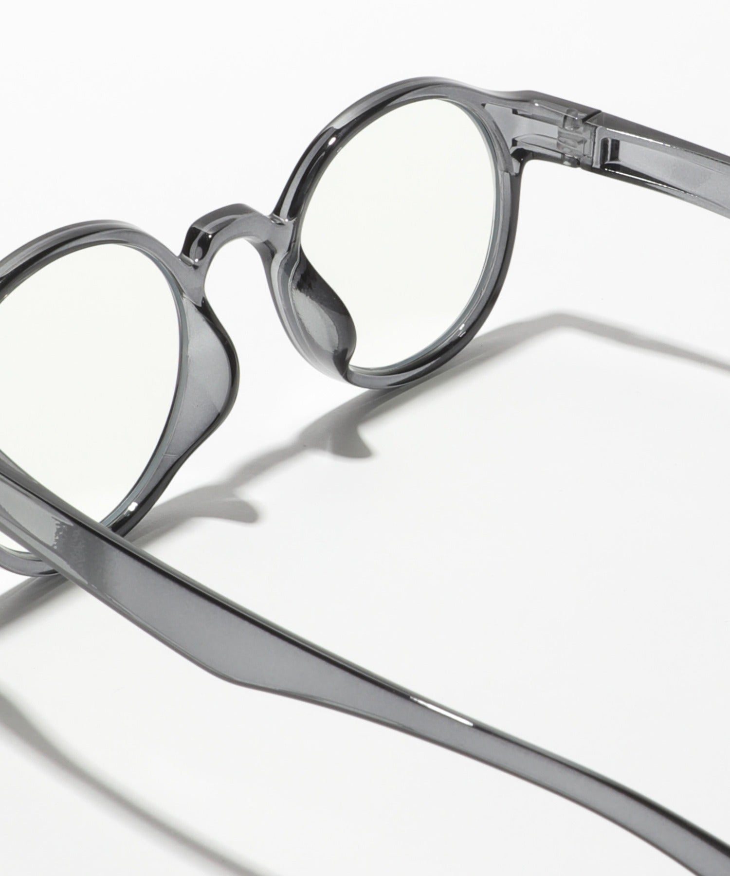 Jugaad Fourteen jugaad14 ◎ Lightweight ◎【jugaad14 / Jugaad Fourteen】RIPPLE CLEAR Blue Light Cut Glasses for PC Easy to Wear