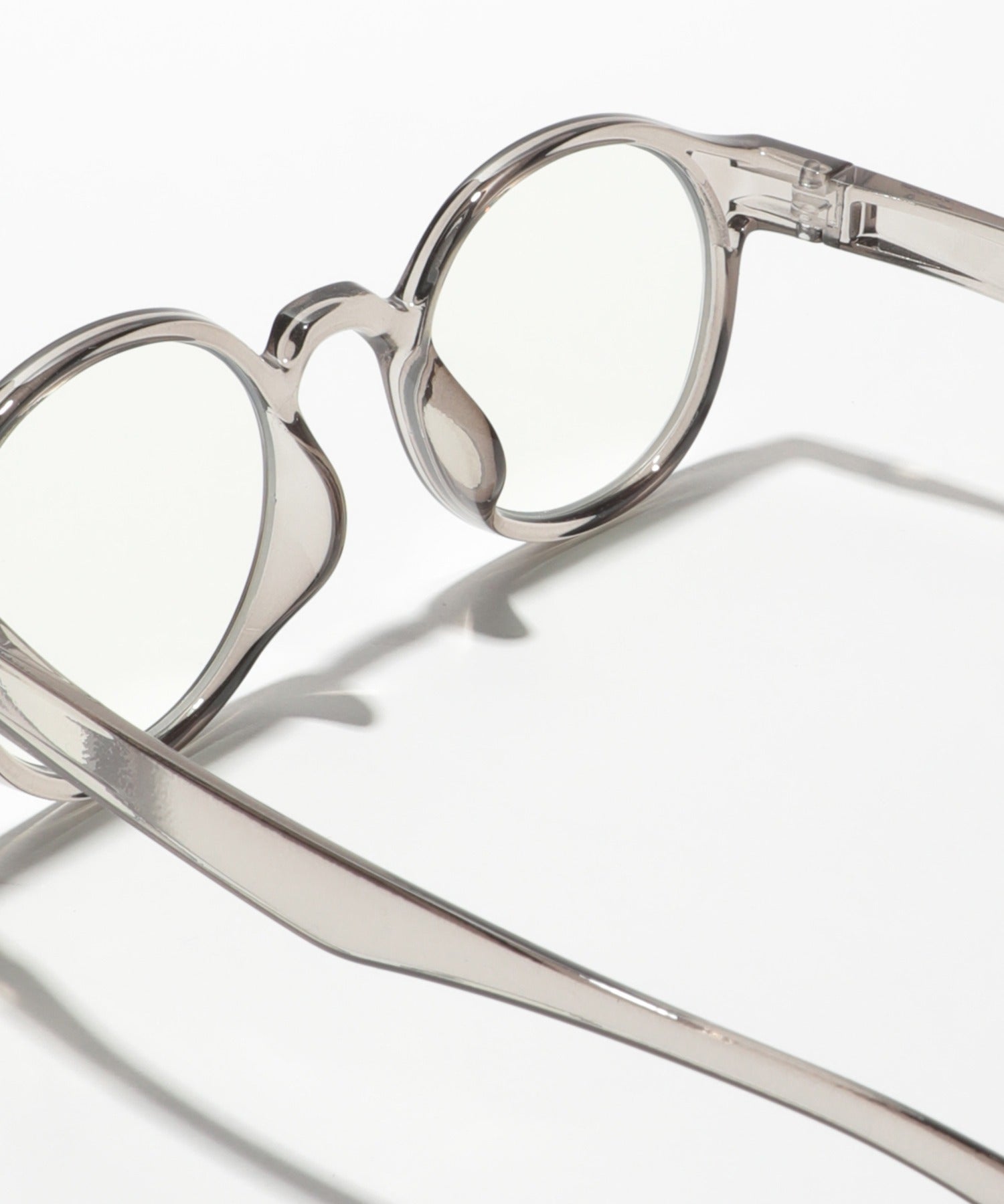 Jugaad Fourteen jugaad14 ◎ Lightweight ◎【jugaad14 / Jugaad Fourteen】RIPPLE CLEAR Blue Light Cut Glasses for PC Easy to Wear