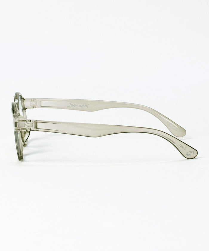 Jugaad Fourteen jugaad14 ◎ Lightweight ◎【jugaad14 / Jugaad Fourteen】RIPPLE CLEAR Blue Light Cut Glasses for PC Easy to Wear