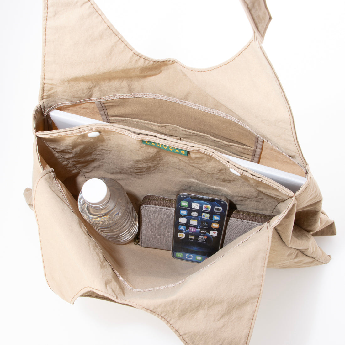 メゾンキャンバス MAISON CANVVAS M1158 NYLON TOTE （ベージュ） ベージュ