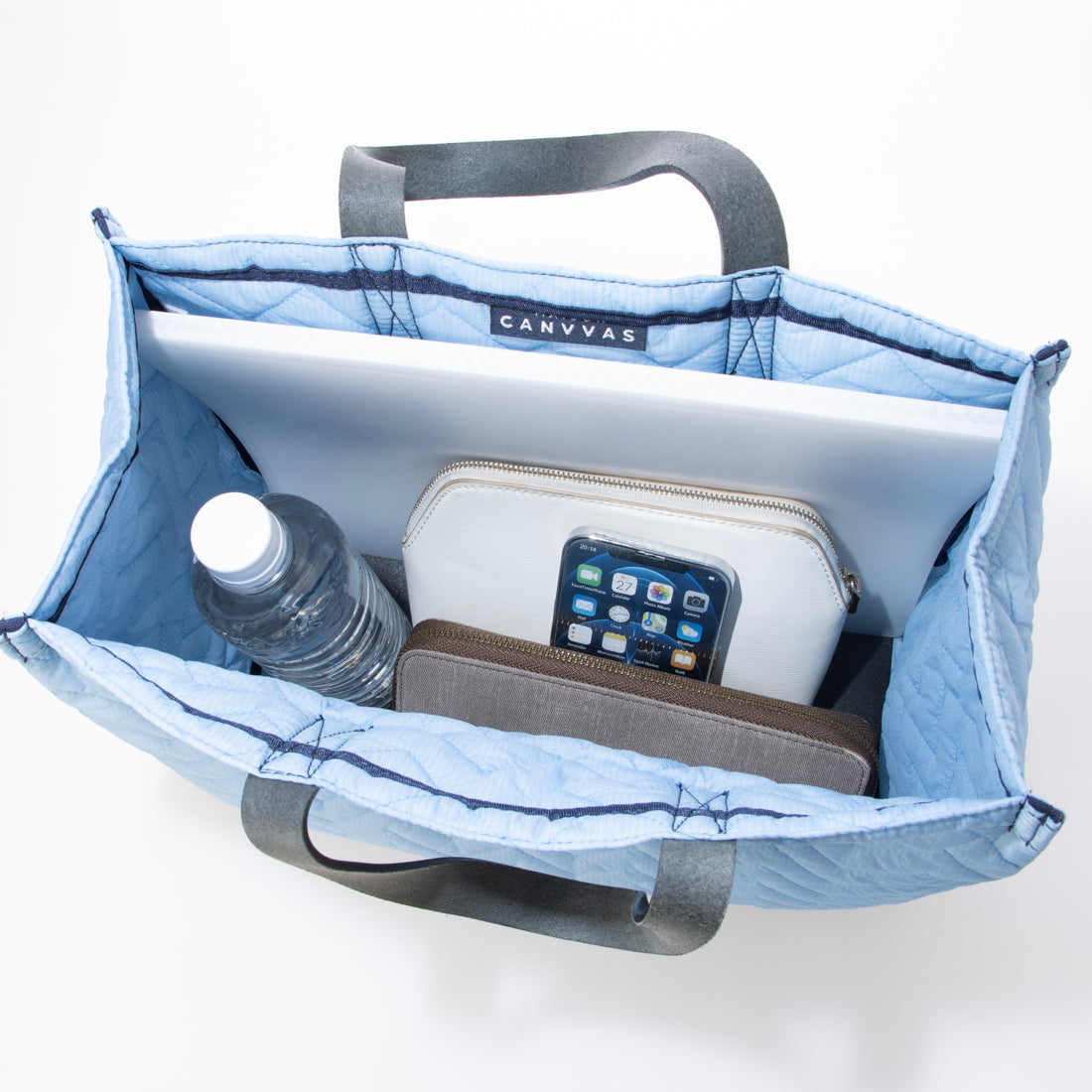 メゾンキャンバス MAISON CANVVAS M1162 DEAD STOCK TOTE （ブルー） ブルー