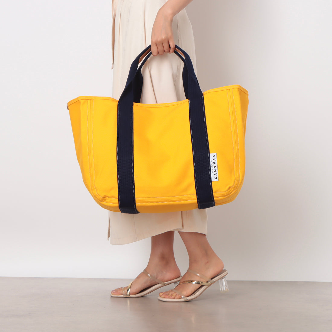 メゾンキャンバス MAISON CANVVAS M1003 MAISON CANVVAS TOTE L （イエロー） イエロー