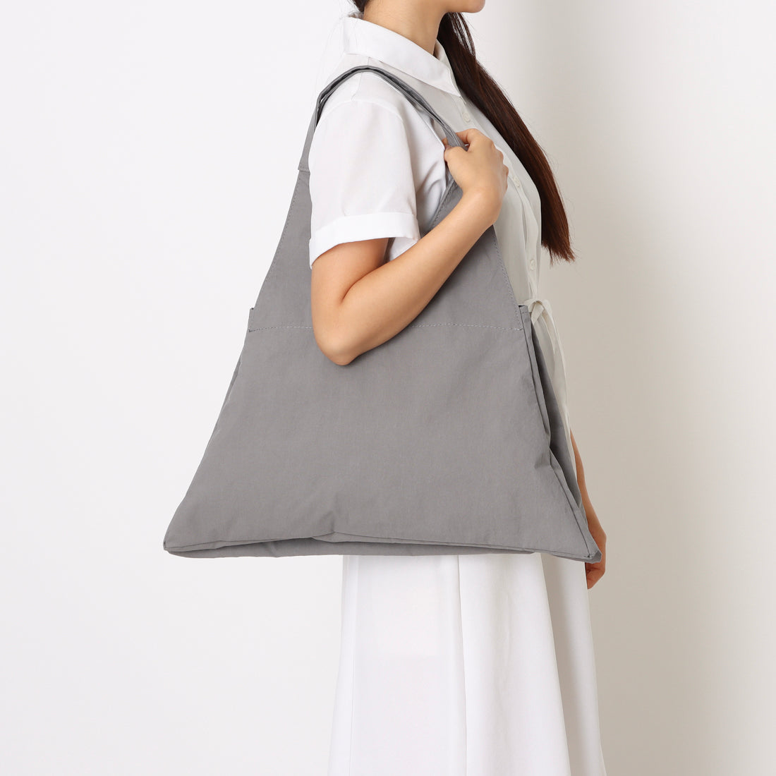 メゾンキャンバス MAISON CANVVAS M1158 NYLON TOTE （グレー） グレー