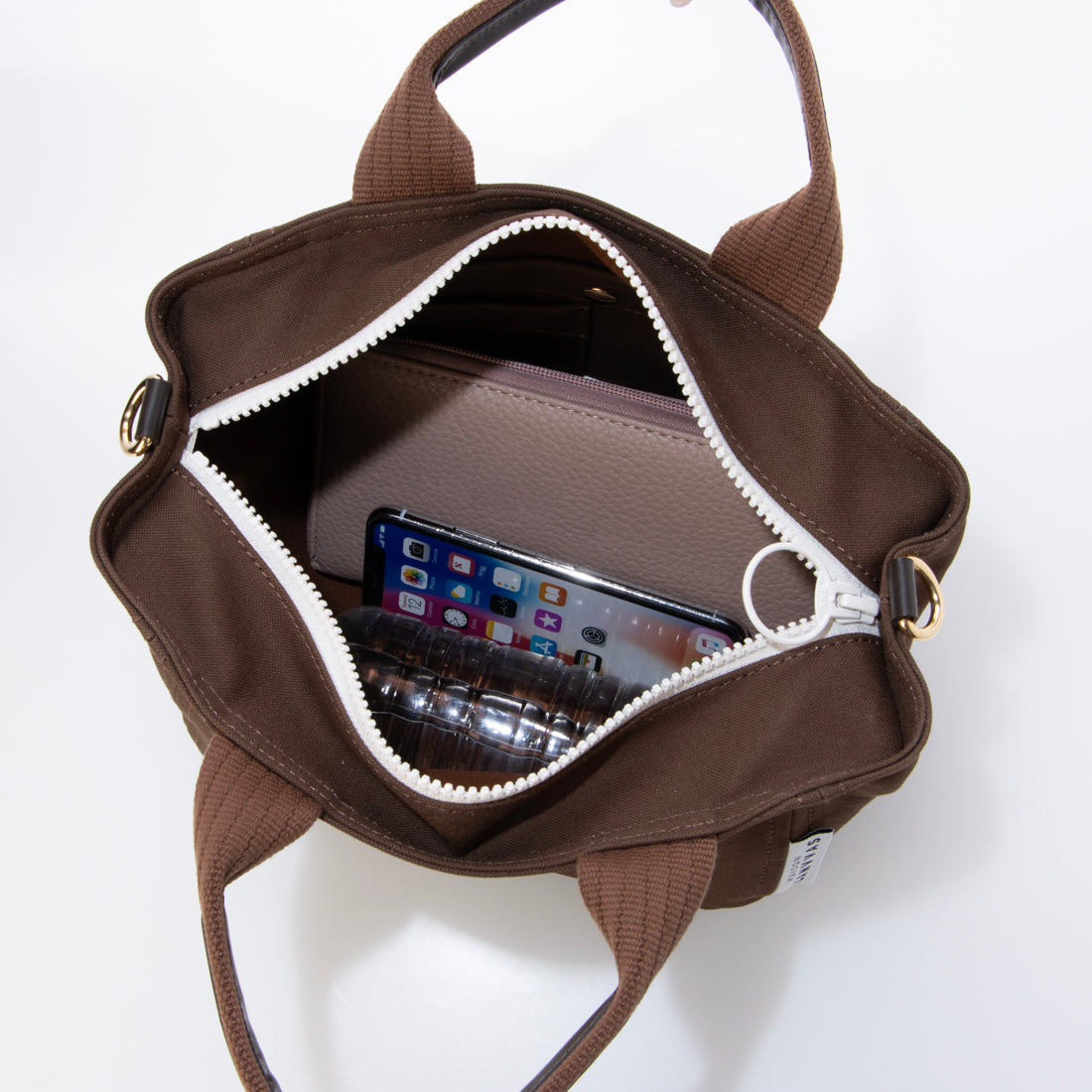 メゾンキャンバス MAISON CANVVAS M1077 MAISON TOTE&SHOULDER XS （チョコ） チョコ