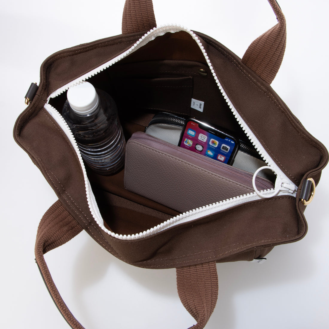 メゾンキャンバス MAISON CANVVAS M1076 MAISON TOTE&SHOULDER S （チョコ） チョコ
