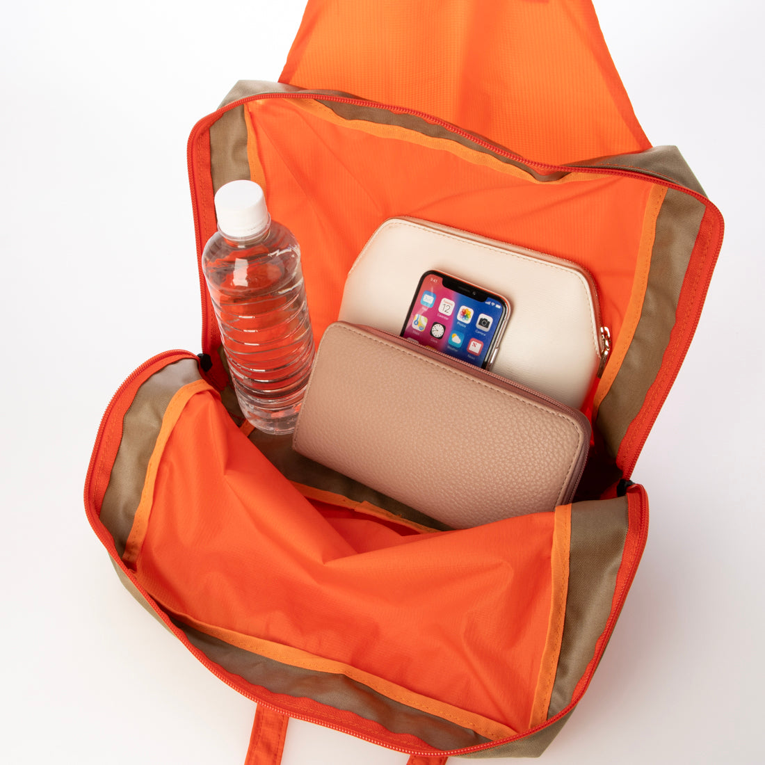 メゾンキャンバス MAISON CANVVAS M1053 SUPERLIGHT SPA BAG L （オレンジ） オレンジ
