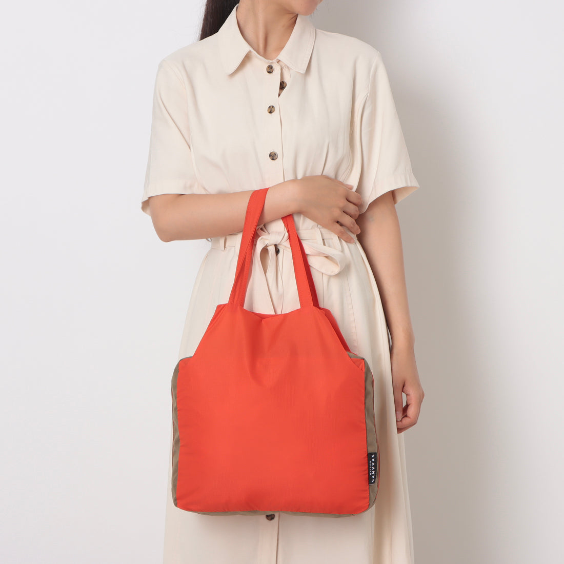 メゾンキャンバス MAISON CANVVAS M1053 SUPERLIGHT SPA BAG L （オレンジ） オレンジ