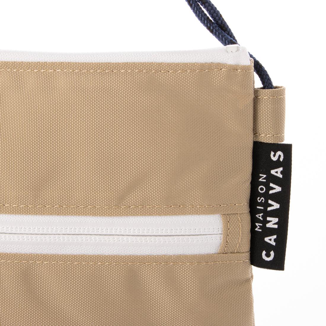メゾンキャンバス MAISON CANVVAS M1039 TEFOX TRAVEL WALLET （ライトベージュ） ライトベージュ