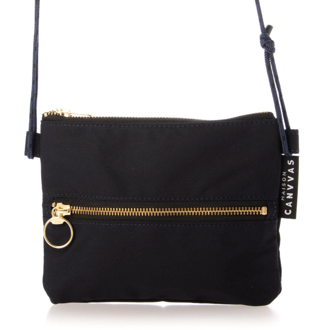 メゾンキャンバス MAISON CANVVAS M1044 MILLERAIN TRAVEL WALLET （ネイビー） ネイビー