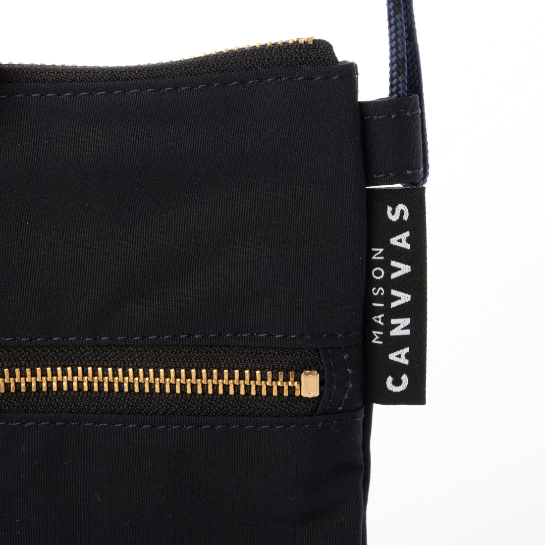 メゾンキャンバス MAISON CANVVAS M1044 MILLERAIN TRAVEL WALLET （ネイビー） ネイビー