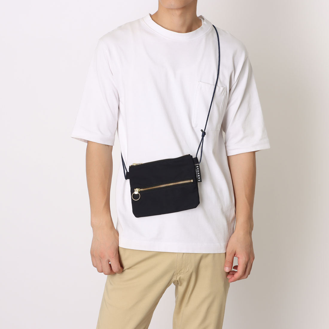 メゾンキャンバス MAISON CANVVAS M1044 MILLERAIN TRAVEL WALLET （ネイビー） ネイビー