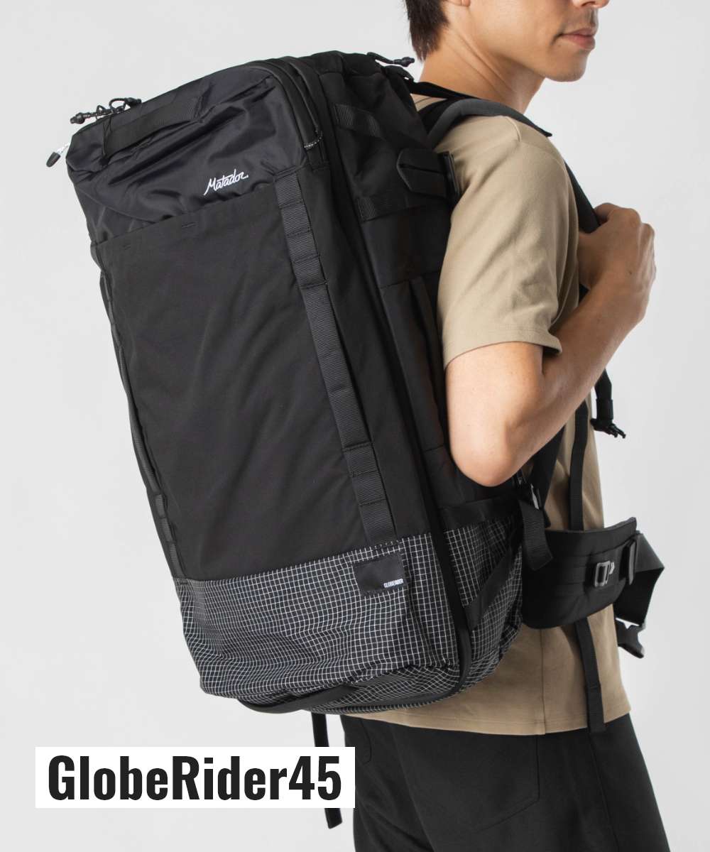 マタドール Matadour MATGR45001BK バックパック GlobeRider45 Travel Backpack バッグ グローブライダー45L （ブラック） ブラック