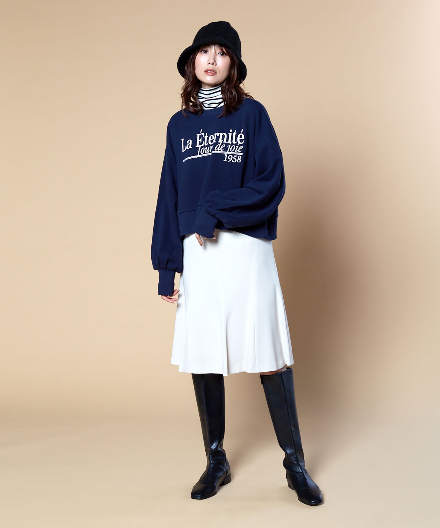 Milsa milsa cable knit hat