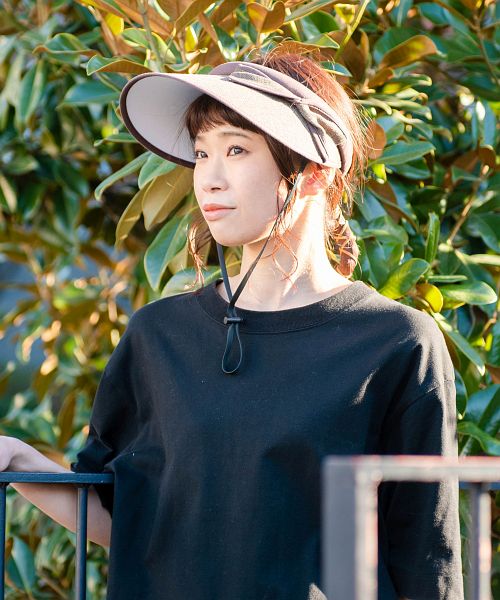 Milsa milsa beautiful visor side ribbon