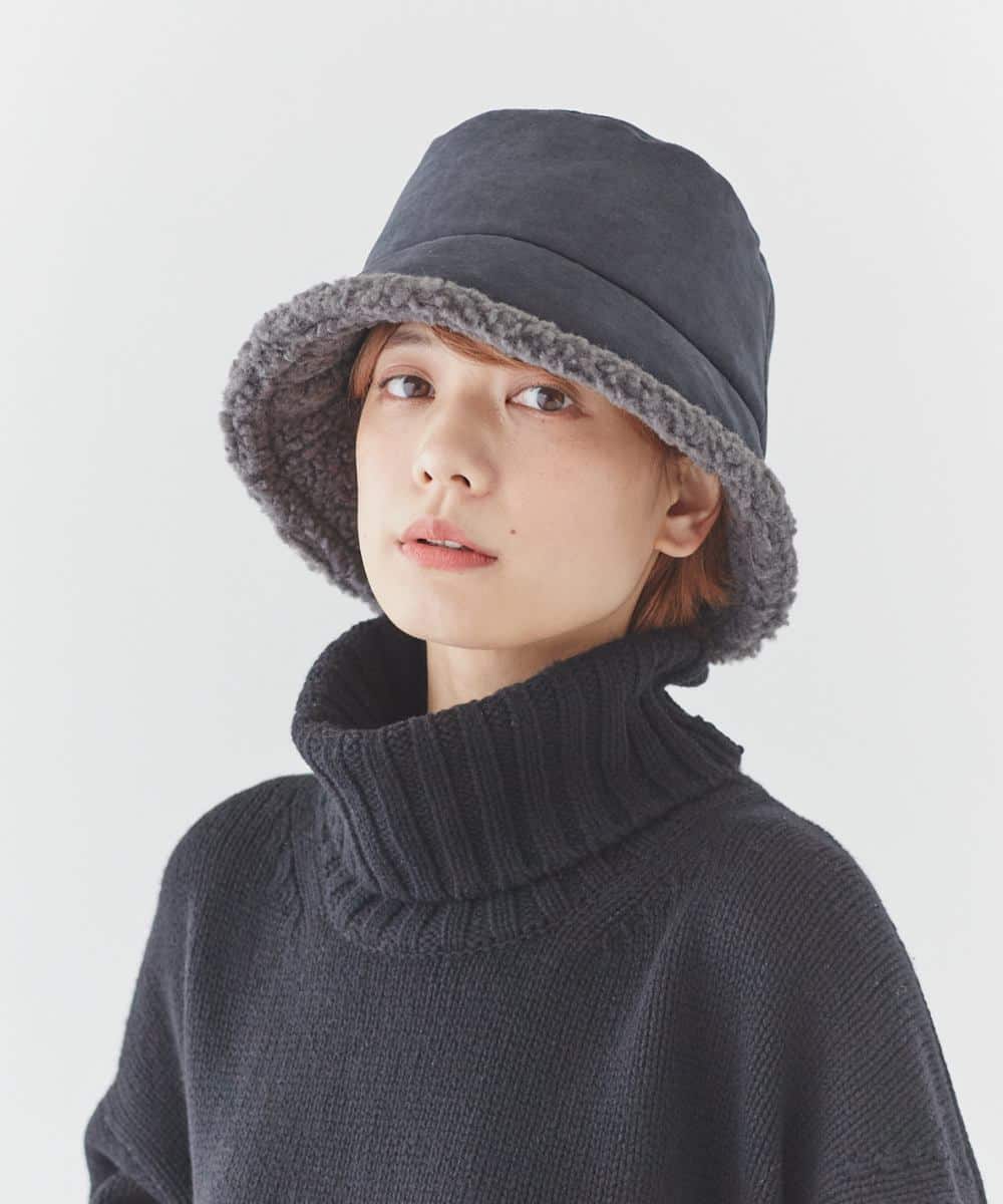 Milsa milsa reversible boa taffeta bucket