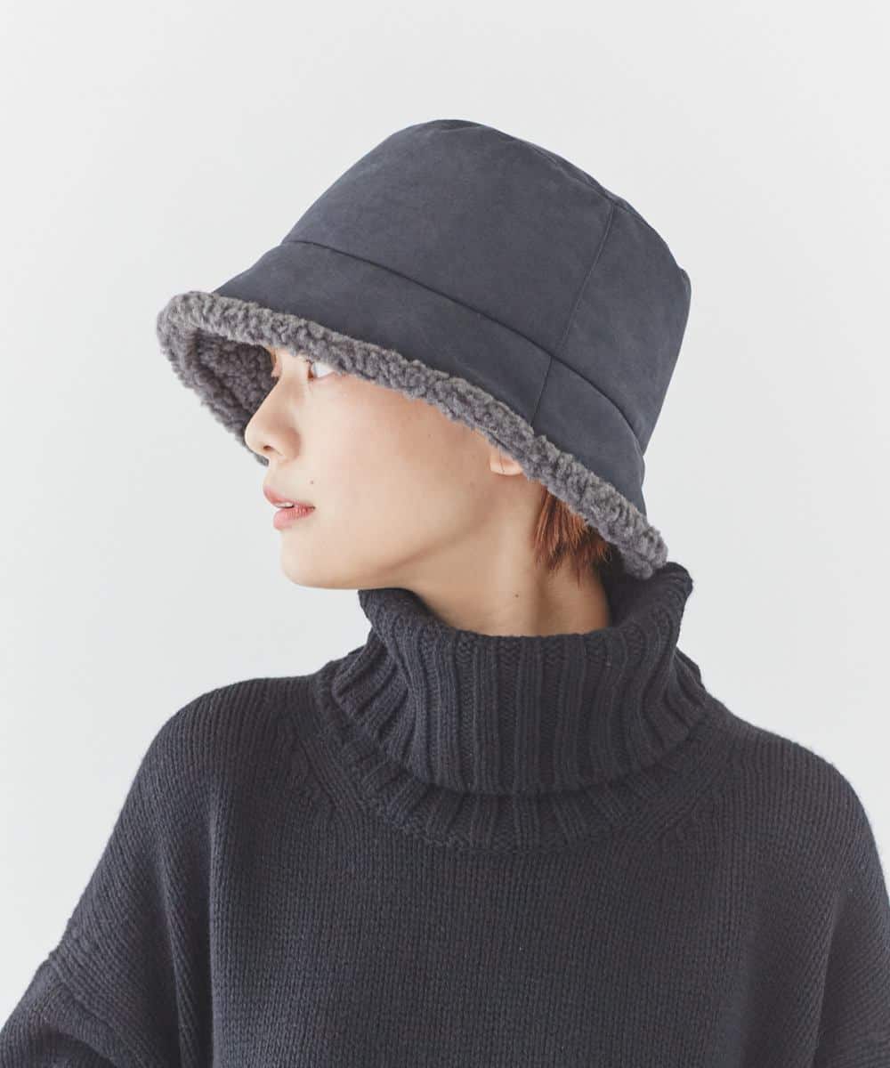 Milsa milsa reversible boa taffeta bucket