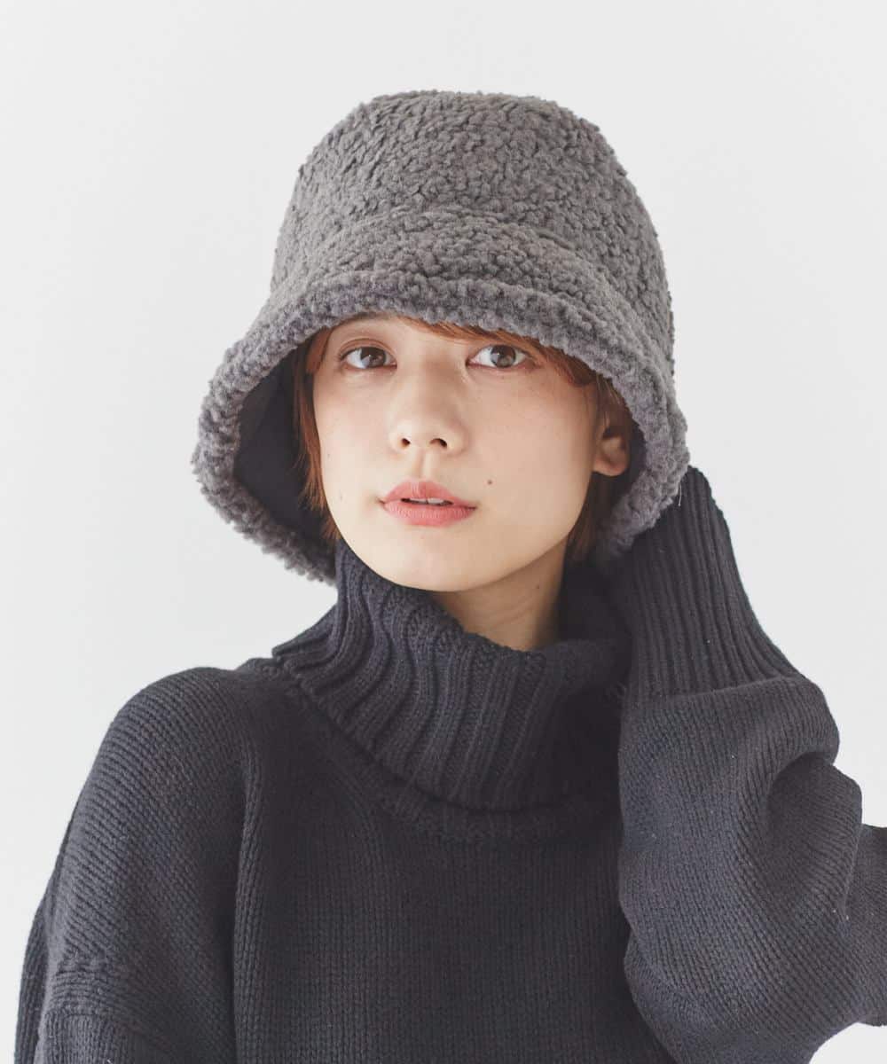 Milsa milsa reversible boa taffeta bucket