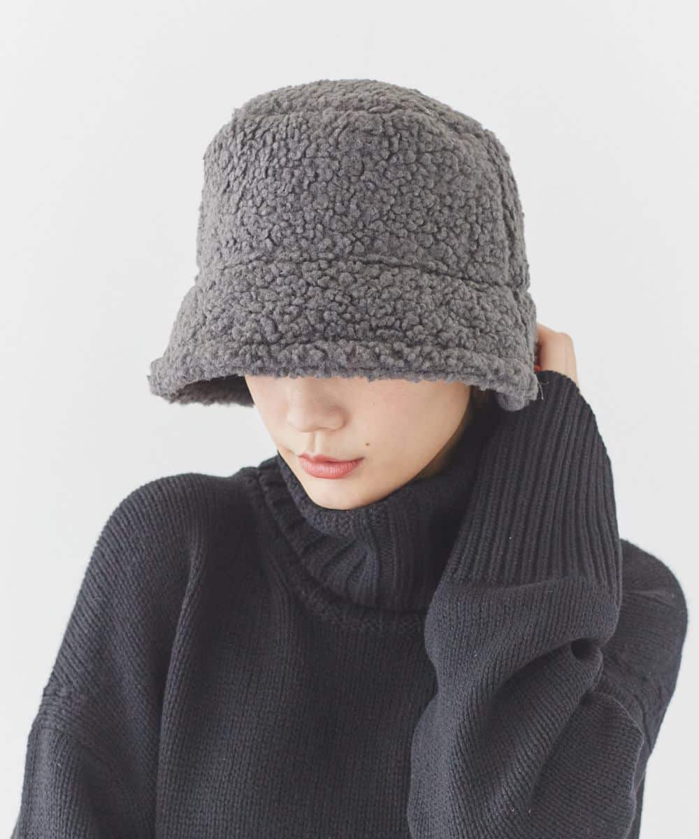 Milsa milsa reversible boa taffeta bucket
