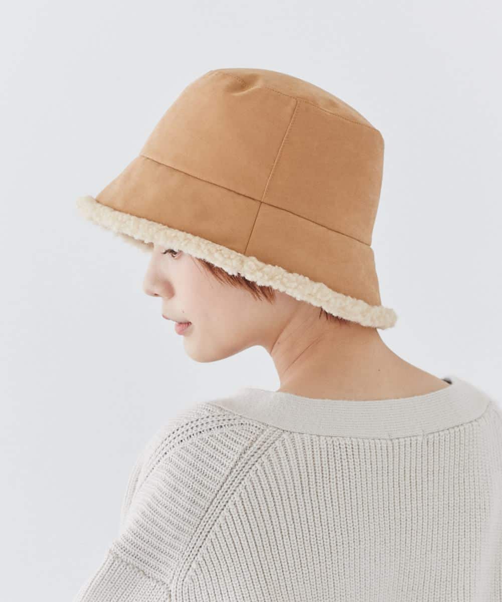 Milsa milsa reversible boa taffeta bucket