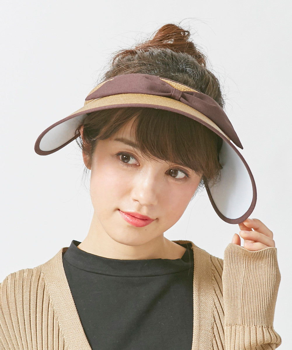 Milsa milsa Le mieux Ribbon Bijin Visor