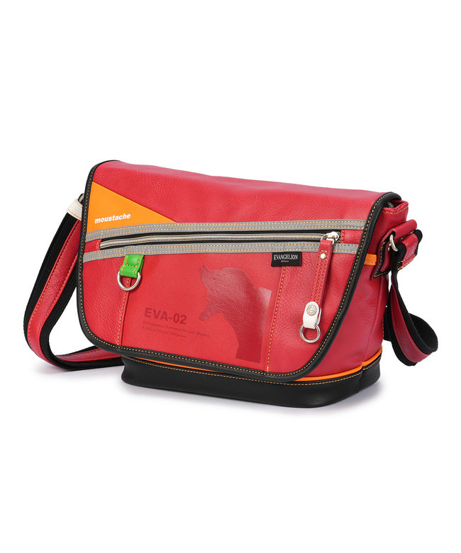 ムスタッシュ MOUSTACHE 新商品/ハーヴェスト/ムスタッシュ/エヴァンゲリオン【LTD】/メッセンジャーバッグ/インナーポーチ/EVANGELION【jqe-4040】 （レッド） レッド